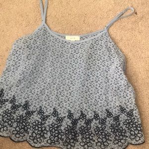 Lace tank top